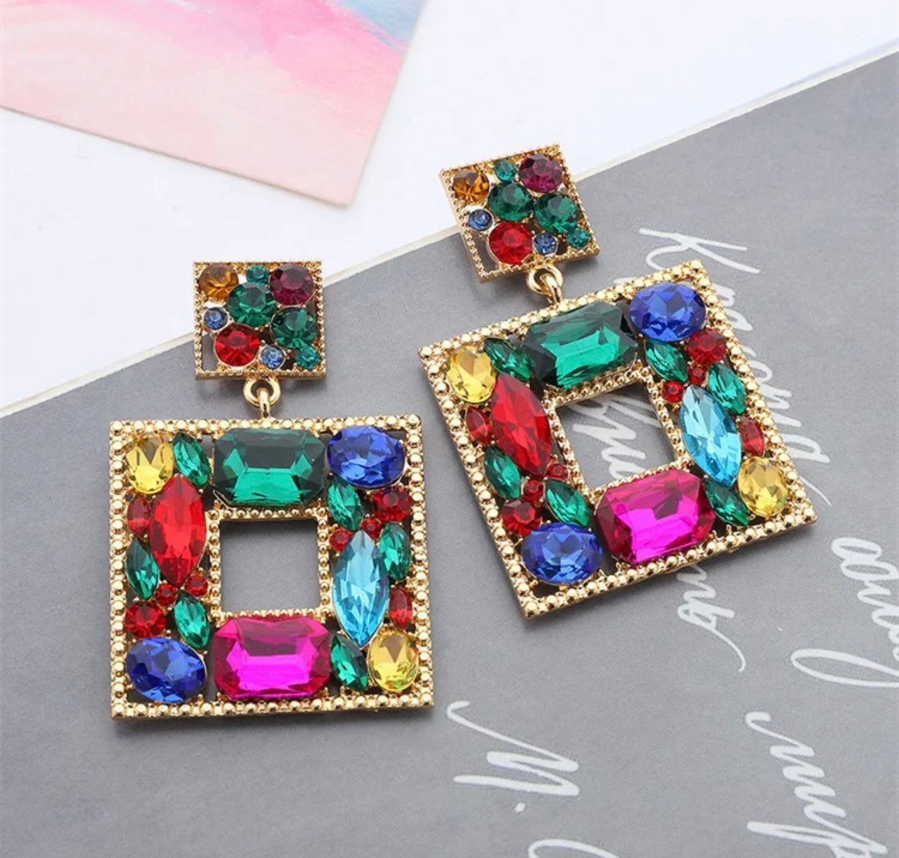 Color block Earrings